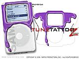 Paint Drip Purple iPod Tune Tattoo Kit (fits 4th Gen iPods)