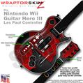 Spider Web Skin by WraptorSkinz TM fits Nintendo Wii Guitar Hero III (3) Les Paul Controller (GUITAR NOT INCLUDED)