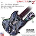 Camouflage Blue WraptorSkinz TM Skin fits All PS2 SG Guitars Controllers (GUITAR NOT INCLUDED)s