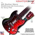 Fire Red WraptorSkinz TM Skin fits All PS2 SG Guitars Controllers (GUITAR NOT INCLUDED)s