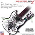 Lightning Black WraptorSkinz TM Skin fits All PS2 SG Guitars Controllers (GUITAR NOT INCLUDED)s