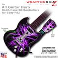 Lightning Purple WraptorSkinz TM Skin fits All PS2 SG Guitars Controllers (GUITAR NOT INCLUDED)s