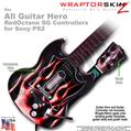 Metal Flames Red WraptorSkinz TM Skin fits All PS2 SG Guitars Controllers (GUITAR NOT INCLUDED)s