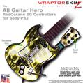 Radioactive Yellow WraptorSkinz TM Skin fits All PS2 SG Guitars Controllers (GUITAR NOT INCLUDED)s