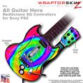 Rainbow Swirl WraptorSkinz TM Skin fits All PS2 SG Guitars Controllers (GUITAR NOT INCLUDED)s