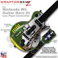 WWII Bomber War Plane Skin by WraptorSkinz TM fits Nintendo Wii Guitar Hero III (3) Les Paul Controller (GUITAR NOT INCLUDED)