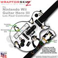 Penguins on White Skin by WraptorSkinz TM fits Nintendo Wii Guitar Hero III (3) Les Paul Controller (GUITAR NOT INCLUDED)