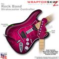 Colorburst Hot Pink WraptorSkinz  Skin fits Rock Band Stratocaster Guitar for Nintendo Wii, XBOX 360, PS2 & PS3 (GUITAR NOT INCLUDED)