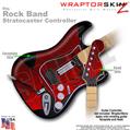Spider Web WraptorSkinz  Skin fits Rock Band Stratocaster Guitar for Nintendo Wii, XBOX 360, PS2 & PS3 (GUITAR NOT INCLUDED)