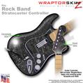 Stardust Black WraptorSkinz  Skin fits Rock Band Stratocaster Guitar for Nintendo Wii, XBOX 360, PS2 & PS3 (GUITAR NOT INCLUDED)