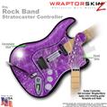 Stardust Purple WraptorSkinz  Skin fits Rock Band Stratocaster Guitar for Nintendo Wii, XBOX 360, PS2 & PS3 (GUITAR NOT INCLUDED)