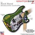 WWII Bomber War Plane WraptorSkinz  Skin fits Rock Band Stratocaster Guitar for Nintendo Wii, XBOX 360, PS2 & PS3 (GUITAR NOT INCLUDED)