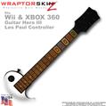 Oak Neck Skin by WraptorSkinz TM fits Nintendo Wii & XBOX 360 Guitar Hero III (3) Les Paul Controller (GUITAR NOT INCLUDED)