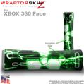 Radioactive Green Skin by WraptorSkinz TM fits XBOX 360 Factory Faceplates