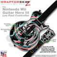 Alecias Swirl 02 Skin by WraptorSkinz TM fits Nintendo Wii Guitar Hero III (3) Les Paul Controller (GUITAR NOT INCLUDED)