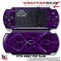 Abstract 01 Purple WraptorSkinz  Decal Style Skin fits Sony PSP Slim (PSP 2000)