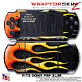 Metal Flames WraptorSkinz  Decal Style Skin fits Sony PSP Slim (PSP 2000)