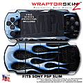 Metal Flames Blue WraptorSkinz  Decal Style Skin fits Sony PSP Slim (PSP 2000)