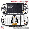 Penguins on White WraptorSkinz  Decal Style Skin fits Sony PSP Slim (PSP 2000)