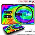 DJ Hero Skin Rainbow Swirl fit XBOX 360 and PS3 DJ Heros