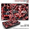 DJ Hero Skin Electrify Red fit XBOX 360 and PS3 DJ Heros