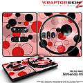 DJ Hero Skin Lots Of Dots Red on Pink fits Nintendo Wii DJ Heros