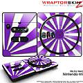 DJ Hero Skin Rising Sun Purple fits Nintendo Wii DJ Heros