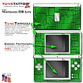 Nintendo DS Lite Skin Aluminum Panels Green WraptorSkinz Kit by TuneTattooz