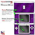 Nintendo DS Lite Skin Aluminum Panels Purple WraptorSkinz Kit by TuneTattooz