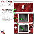 Nintendo DS Lite Skin Aluminum Panels Red WraptorSkinz Kit by TuneTattooz