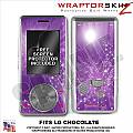 LG Chocolate Skin Stardust Purple WraptorSkinz Kit by TuneTattooz