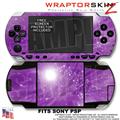 Sony PSP Skin - Stardust Purple WraptorSkinz Kit 