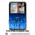 iPod Classic Skin - Fire Blue - WraptorSkin Kit
