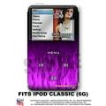 iPod Classic Skin - Fire Purple - WraptorSkin Kit