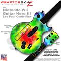 Tie Dye Skin by WraptorSkinz TM fits Nintendo Wii Guitar Hero III (3) Les Paul Controller (GUITAR NOT INCLUDED)