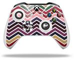 WraptorSkinz Decal Skin Wrap Set works with 2016 and newer XBOX One S / X Controller Zig Zag Colors 02 (CONTROLLER NOT INCLUDED)