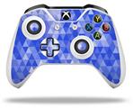 WraptorSkinz Decal Skin Wrap Set works with 2016 and newer XBOX One S / X Controller Triangle Mosaic Blue (CONTROLLER NOT INCLUDED)