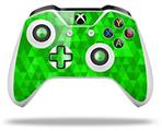 WraptorSkinz Decal Skin Wrap Set works with 2016 and newer XBOX One S / X Controller Triangle Mosaic Green (CONTROLLER NOT INCLUDED)