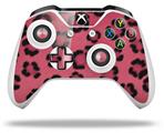 WraptorSkinz Decal Skin Wrap Set works with 2016 and newer XBOX One S / X Controller Leopard Skin Pink (CONTROLLER NOT INCLUDED)