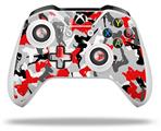 WraptorSkinz Decal Skin Wrap Set works with 2016 and newer XBOX One S / X Controller Sexy Girl Silhouette Camo Red (CONTROLLER NOT INCLUDED)
