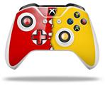 WraptorSkinz Decal Skin Wrap Set works with 2016 and newer XBOX One S / X Controller Ripped Colors Red Yellow (CONTROLLER NOT INCLUDED)