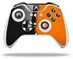 WraptorSkinz Decal Skin Wrap Set works with 2016 and newer XBOX One S / X Controller Ripped Colors Black Orange (CONTROLLER NOT INCLUDED)