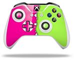 WraptorSkinz Decal Skin Wrap Set works with 2016 and newer XBOX One S / X Controller Ripped Colors Hot Pink Neon Green (CONTROLLER NOT INCLUDED)