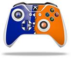 WraptorSkinz Decal Skin Wrap Set works with 2016 and newer XBOX One S / X Controller Ripped Colors Blue Orange (CONTROLLER NOT INCLUDED)