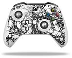 WraptorSkinz Decal Skin Wrap Set works with 2016 and newer XBOX One S / X Controller Scattered Skulls White (CONTROLLER NOT INCLUDED)