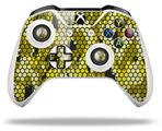 WraptorSkinz Decal Skin Wrap Set works with 2016 and newer XBOX One S / X Controller HEX Mesh Camo 01 Yellow (CONTROLLER NOT INCLUDED)