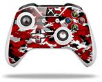 WraptorSkinz Decal Skin Wrap Set works with 2016 and newer XBOX One S / X Controller WraptorCamo Digital Camo Red (CONTROLLER NOT INCLUDED)