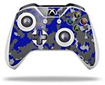 WraptorSkinz Decal Skin Wrap Set works with 2016 and newer XBOX One S / X Controller WraptorCamo Old School Camouflage Camo Blue Royal (CONTROLLER NOT INCLUDED)