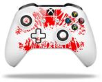WraptorSkinz Decal Skin Wrap Set works with 2016 and newer XBOX One S / X Controller Big Kiss Lips Red on White (CONTROLLER NOT INCLUDED)