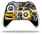 WraptorSkinz Decal Skin Wrap Set works with 2016 and newer XBOX One S / X Controller 2010 Camaro RS Yellow (CONTROLLER NOT INCLUDED)